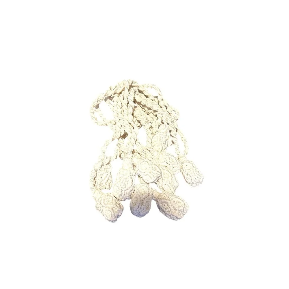 Macrame Curtain Tie Backs - Set Of 6
